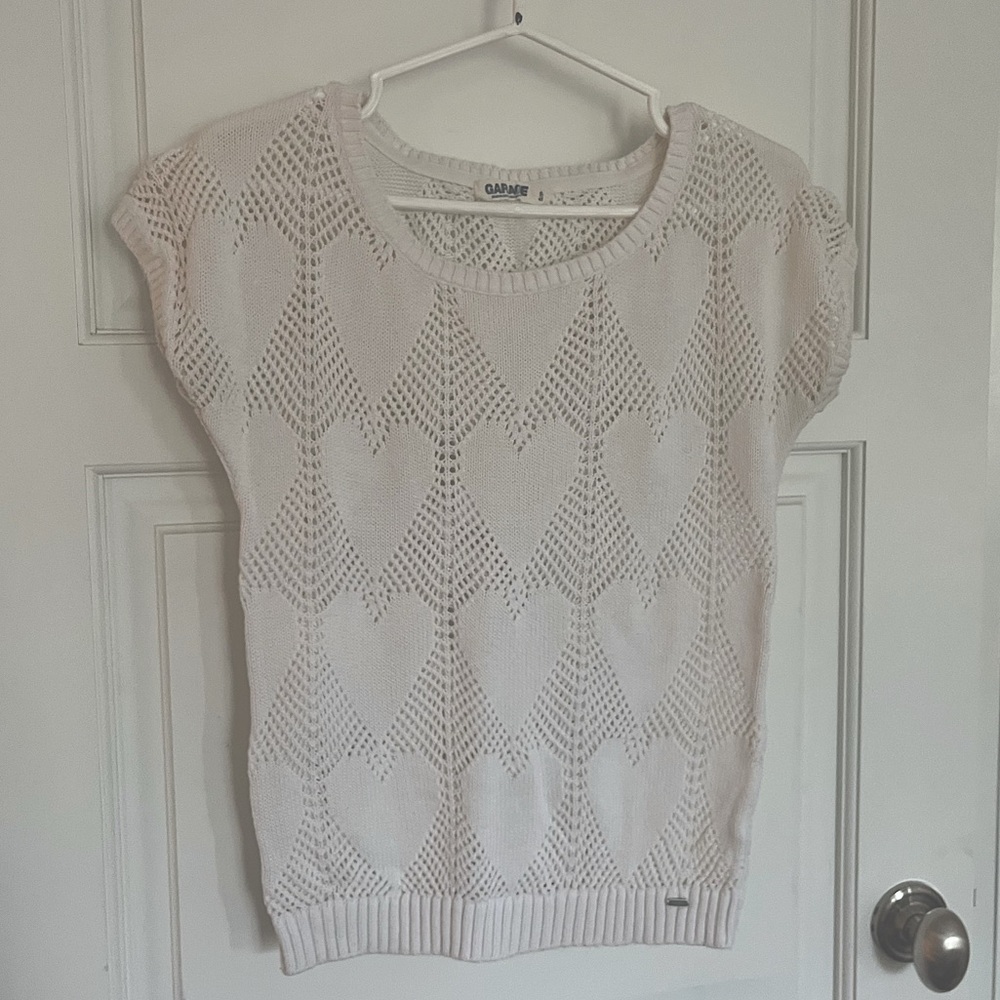 Crochet Heart Shirt
